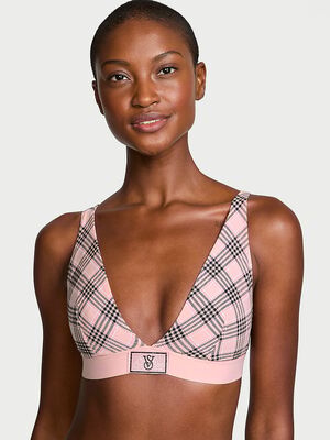 Shine Patch Wireless Plunge Bralette