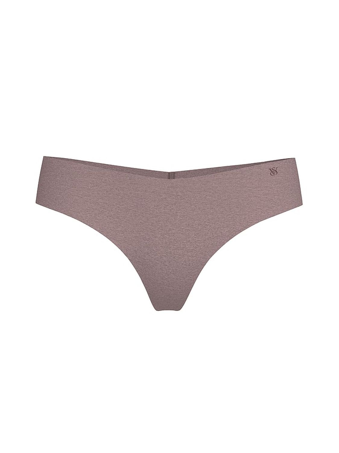 vs No-Show No-Show Cotton Thong Panty Heather Cocoa Blush 3 of 3 