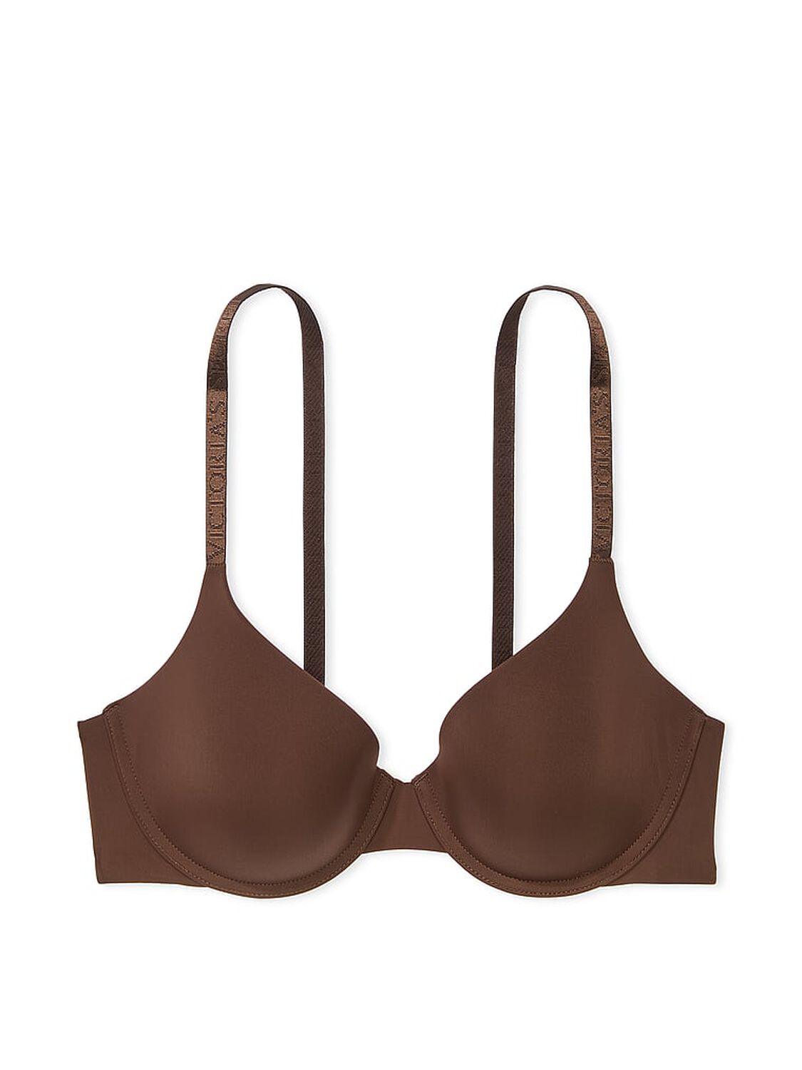 vs The T-Shirt Lightly Lined Smooth Demi Bra Ganache 3 of 3 