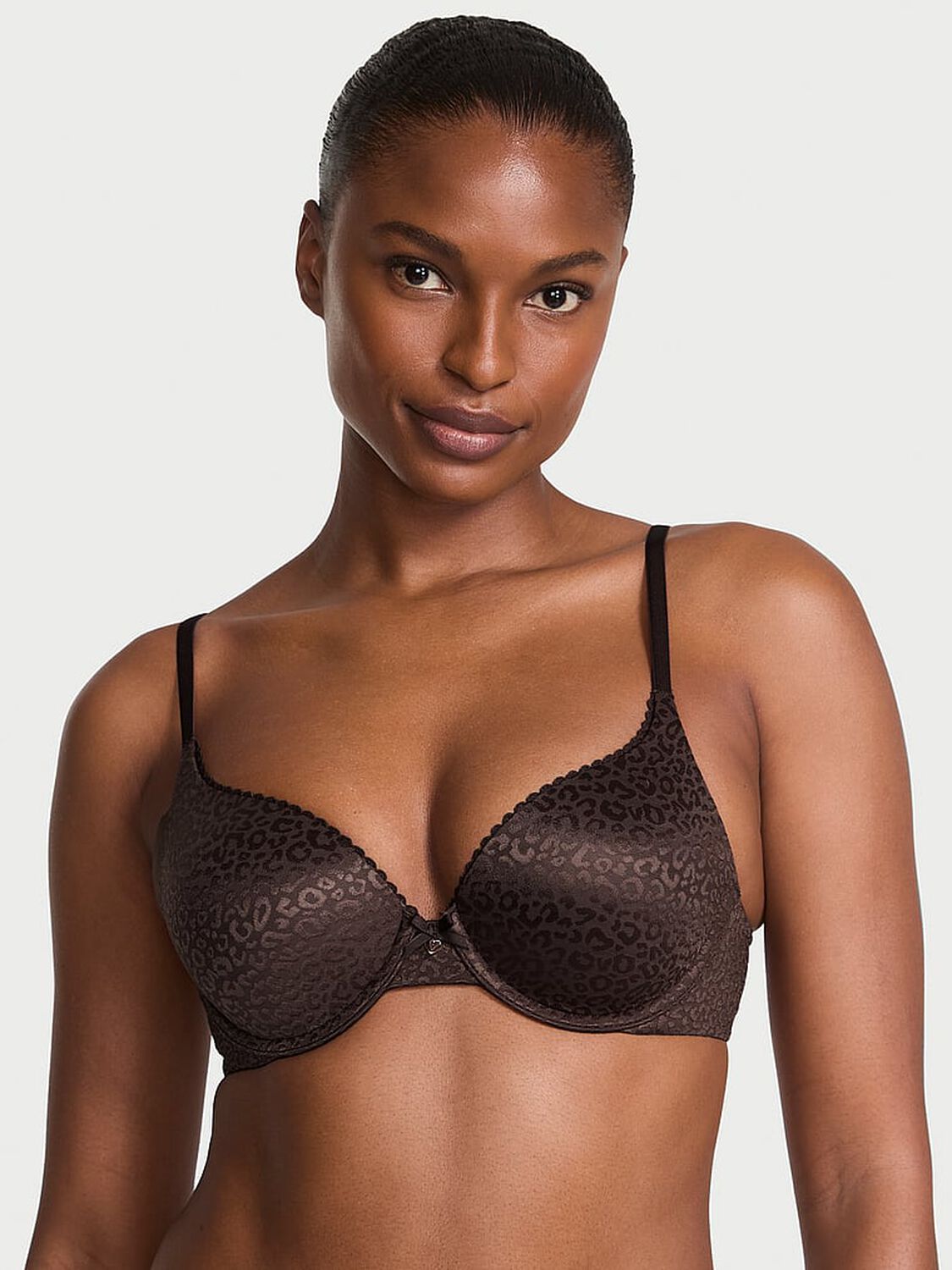 vs Body By Victoria Perfect Shape Push-Up Bra French Roast 1 of 3 