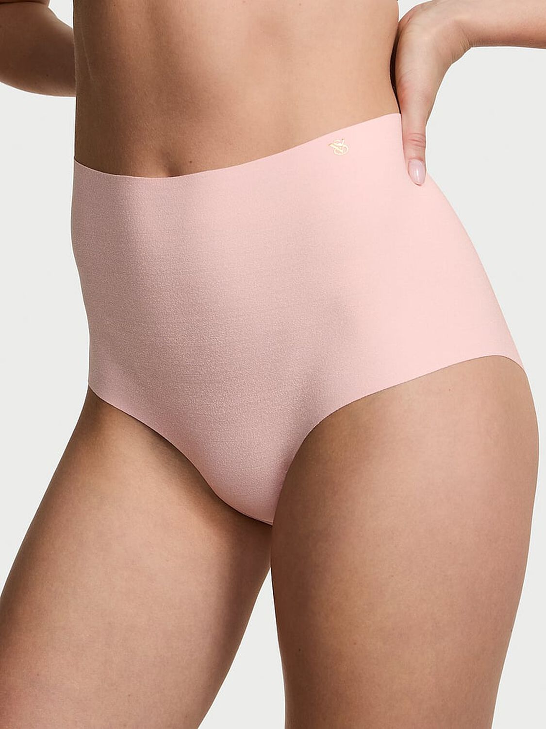 vs No-Show No-Show High-Waist Brief Panty Pretty Blossom 1 of 3 