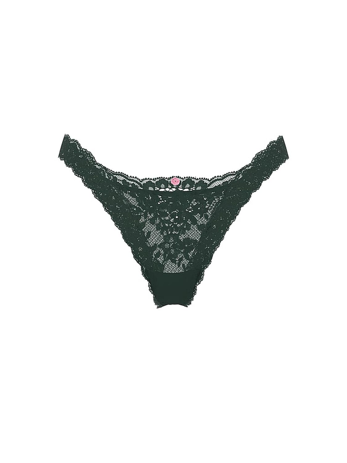 vs Dream Angels Lace Brazilian Panty Cilantro 3 of 3 
