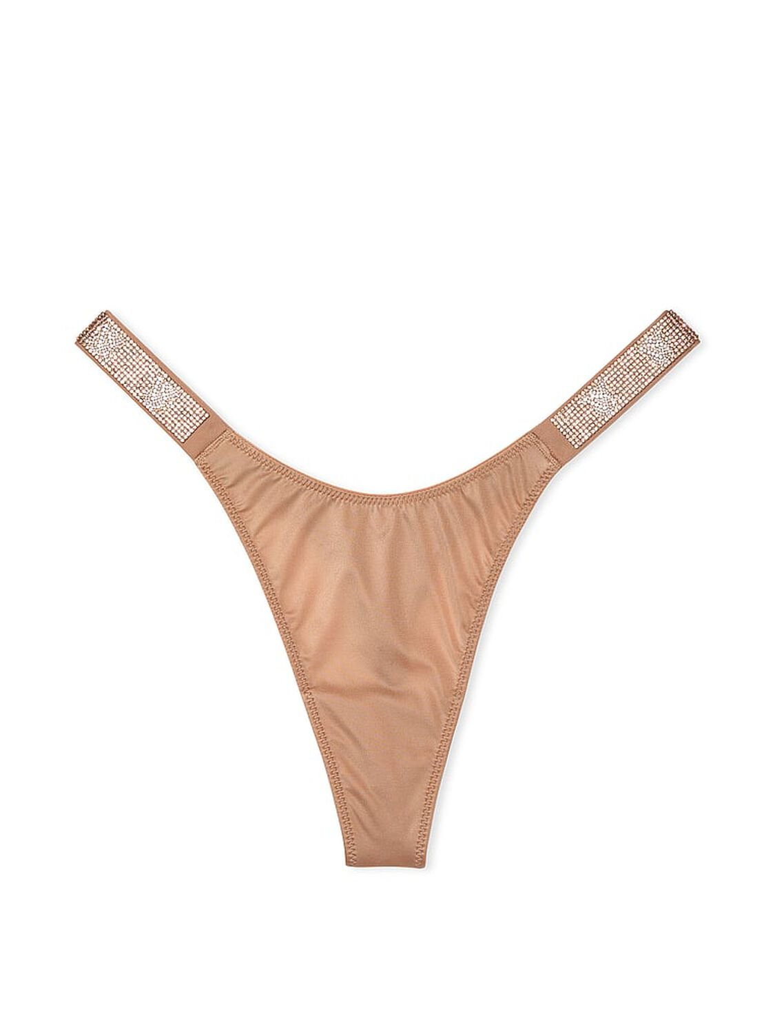 vs Very Sexy Shine Strap Thong Panty Praline 3 of 3 