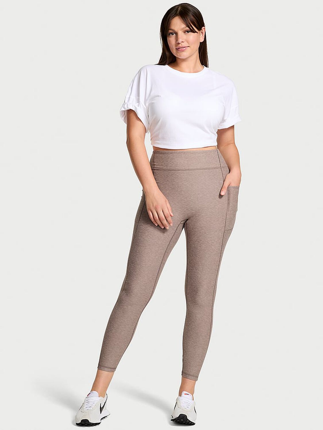 vs Vsx VSX LUXMarl&trade; Legging Heather Candlelight Rose 1 of 3 