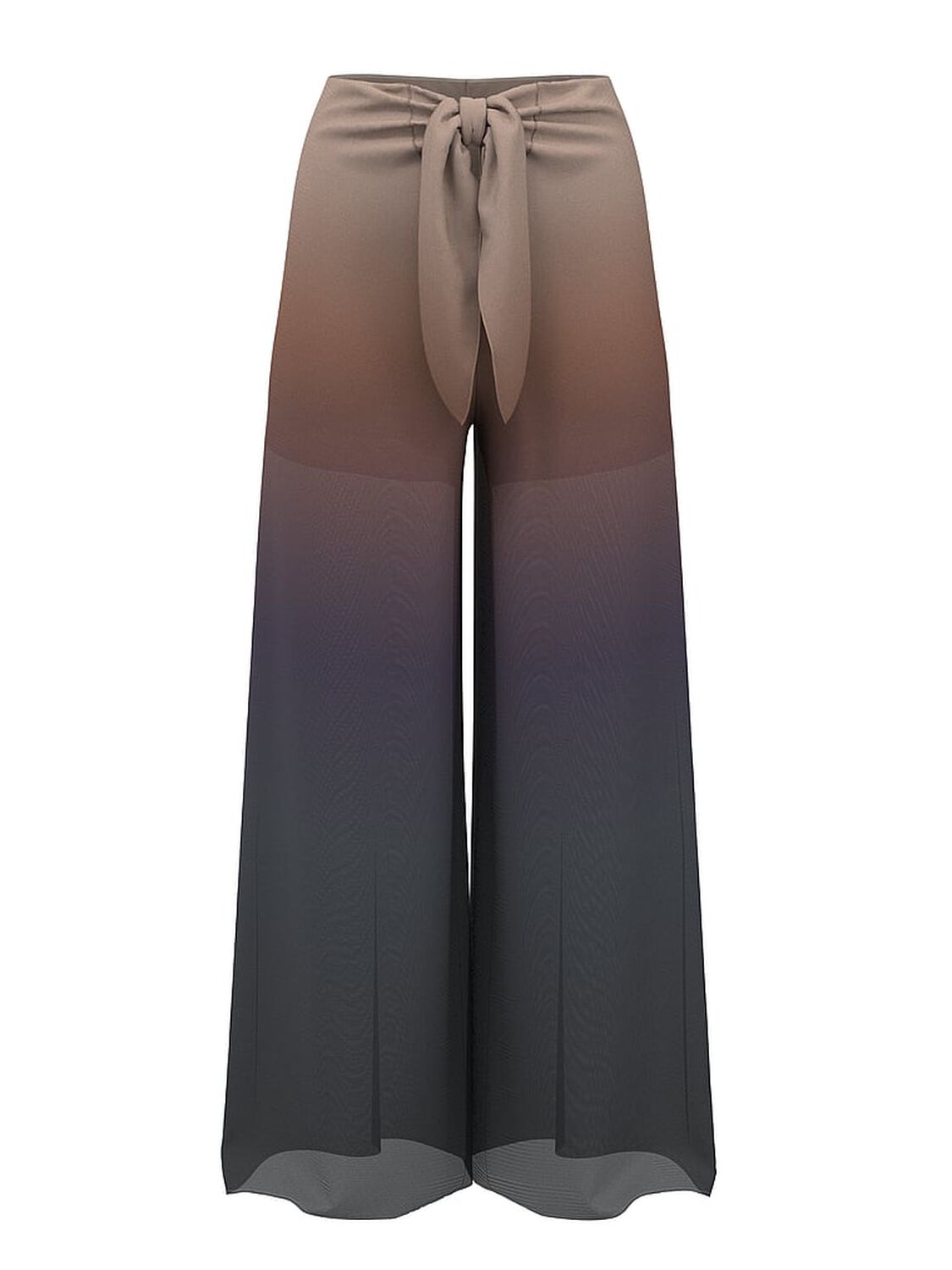 vs Victoria's Secret Swim Beachwear Mesh Tie-Front Cover-Up Pants Sunset Ombre 3 of 3 