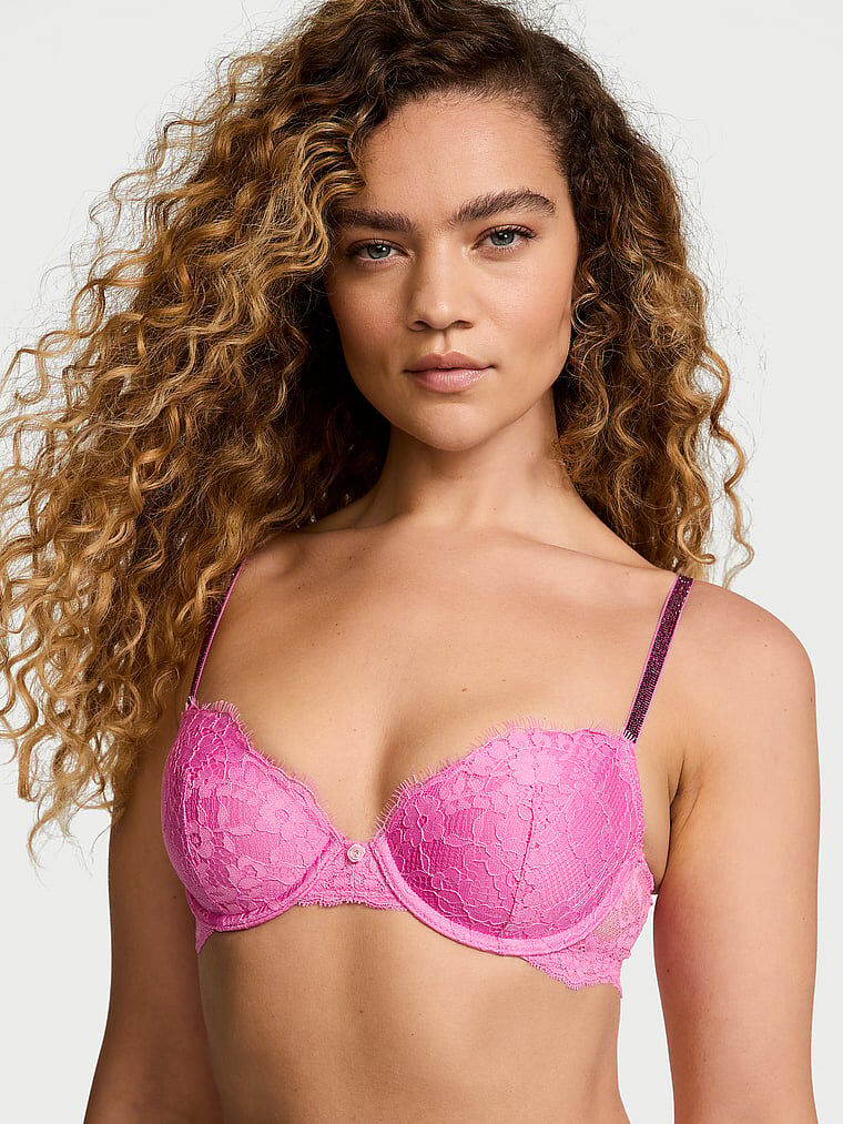 No-Show Ribbed Hiphugger Panty Hollywood Pink | Victoria's