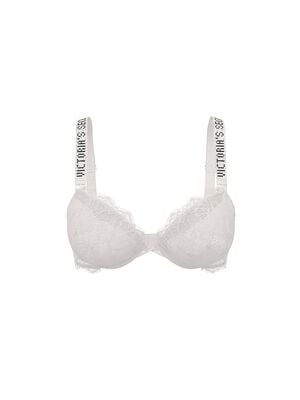 Bombshell Add-2-Cups Shine Strap Rose Lace Push-Up Bra