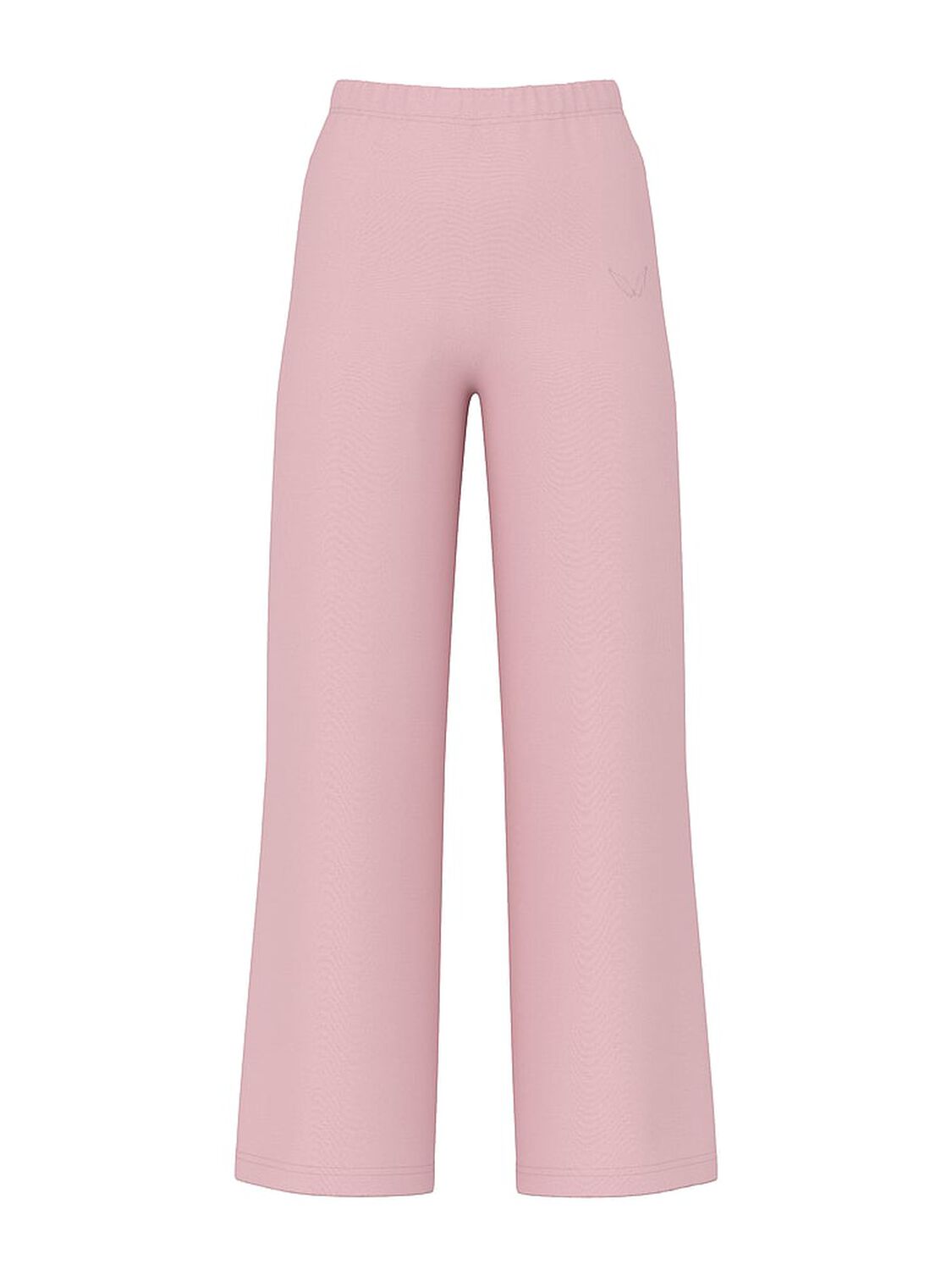 vs Victoria's Secret Brushed Modal Fleece Wide-Leg Lounge Pants Angel Pink 3 of 4 