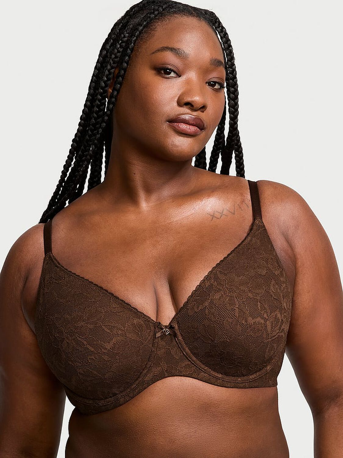 vs Body By Victoria Invisible Lift Full-Coverage Minimizer Bra Ganache 1 of 4 