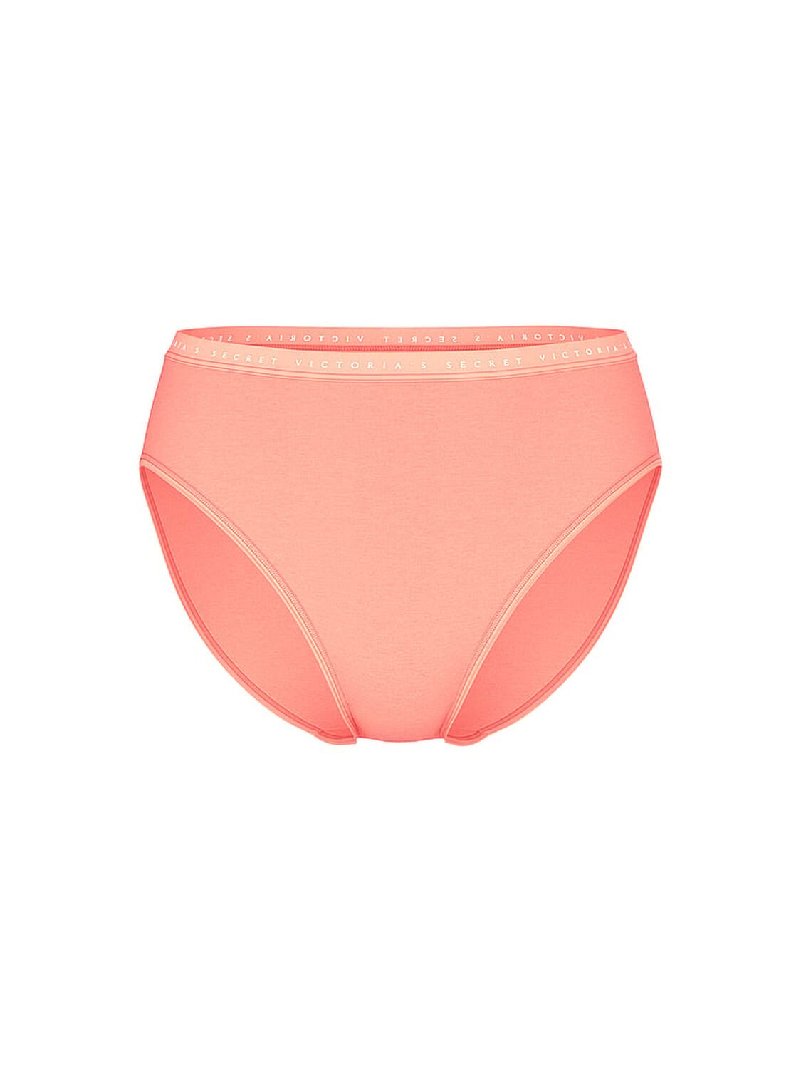 vs Victoria's Secret Stretch Cotton High-Leg Brief Panty Peach Bellini 3 of 3 