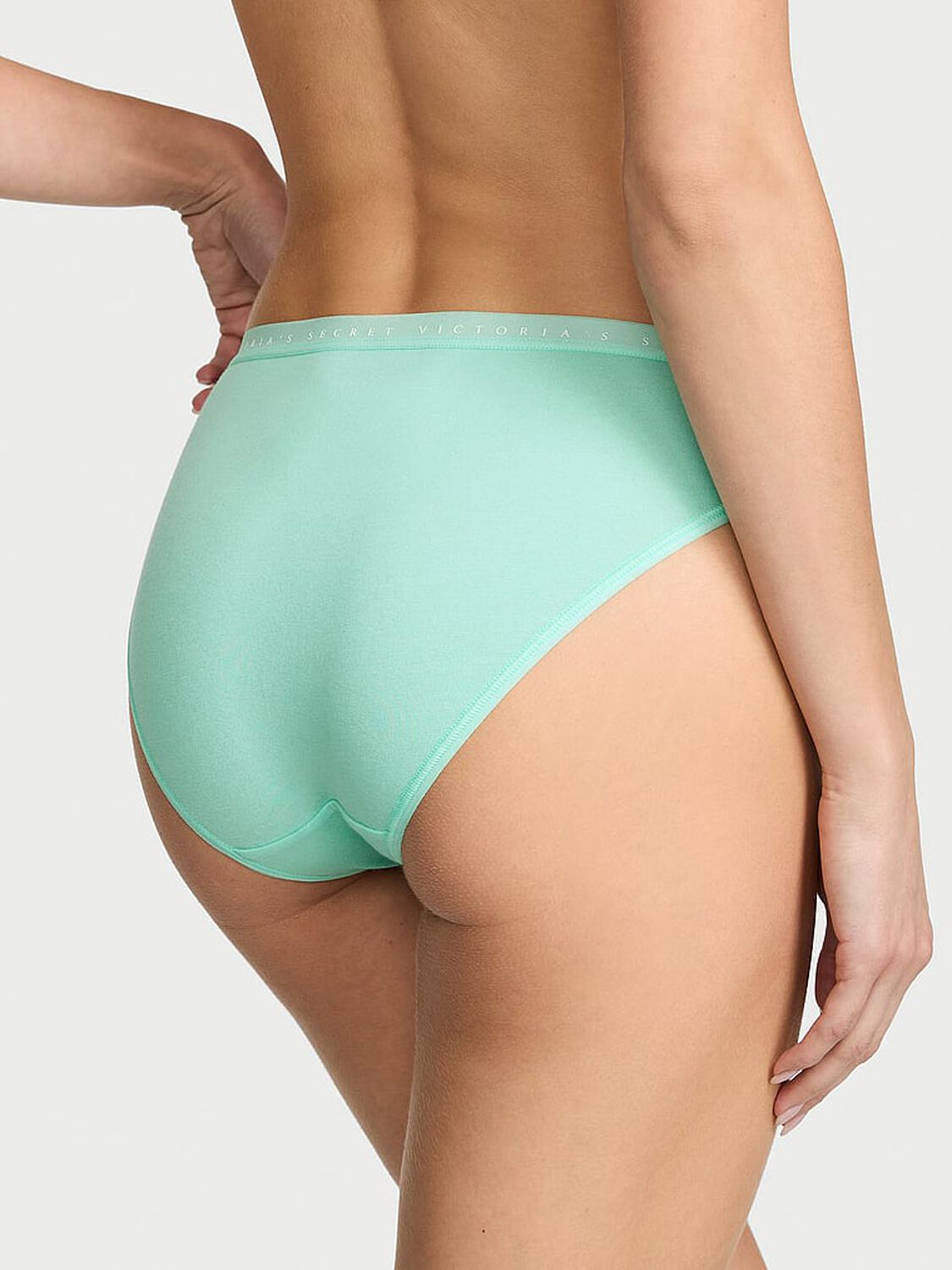 vs Victoria's Secret Stretch Cotton Bikini Panty Waterfall 2 of 3 
