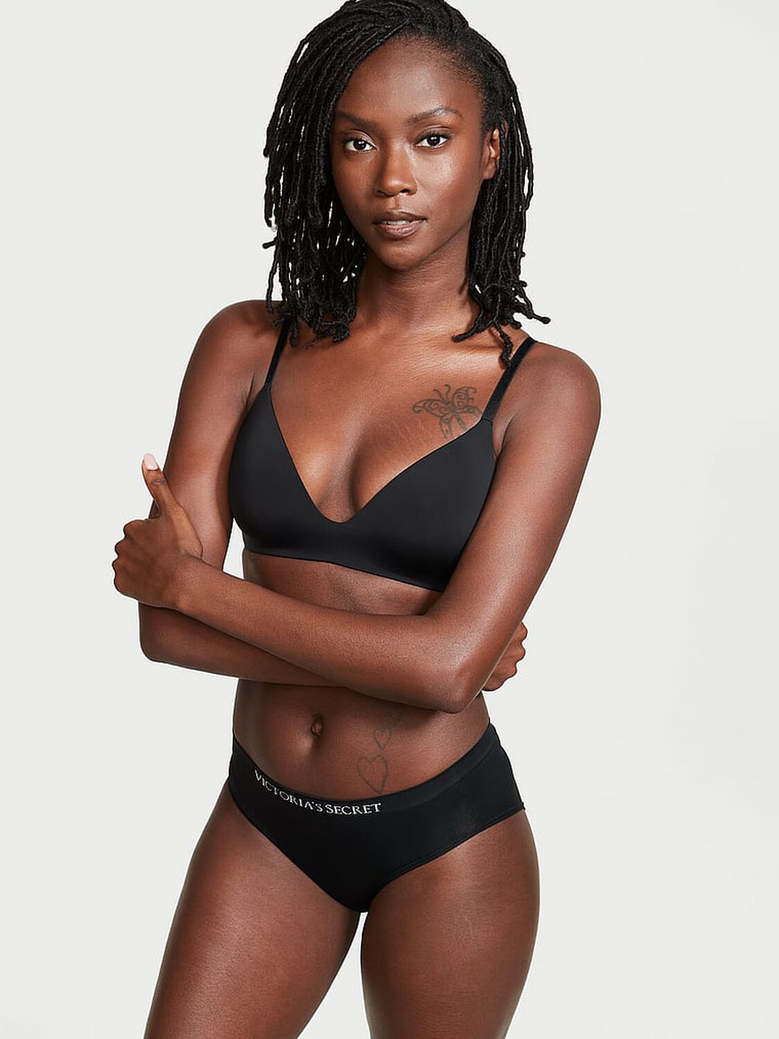 vs Seamless Seamless Hiphugger Panty Black 1 of 3 