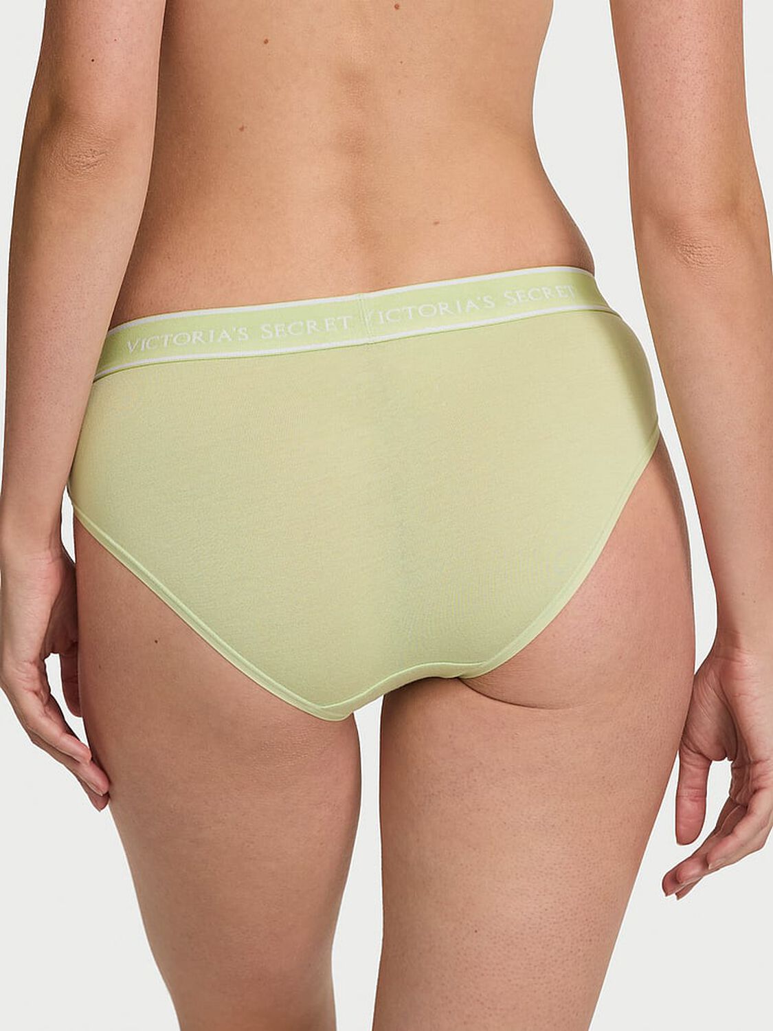 vs Cotton Logo Cotton Hiphugger Panty Reed Green 2 of 3 