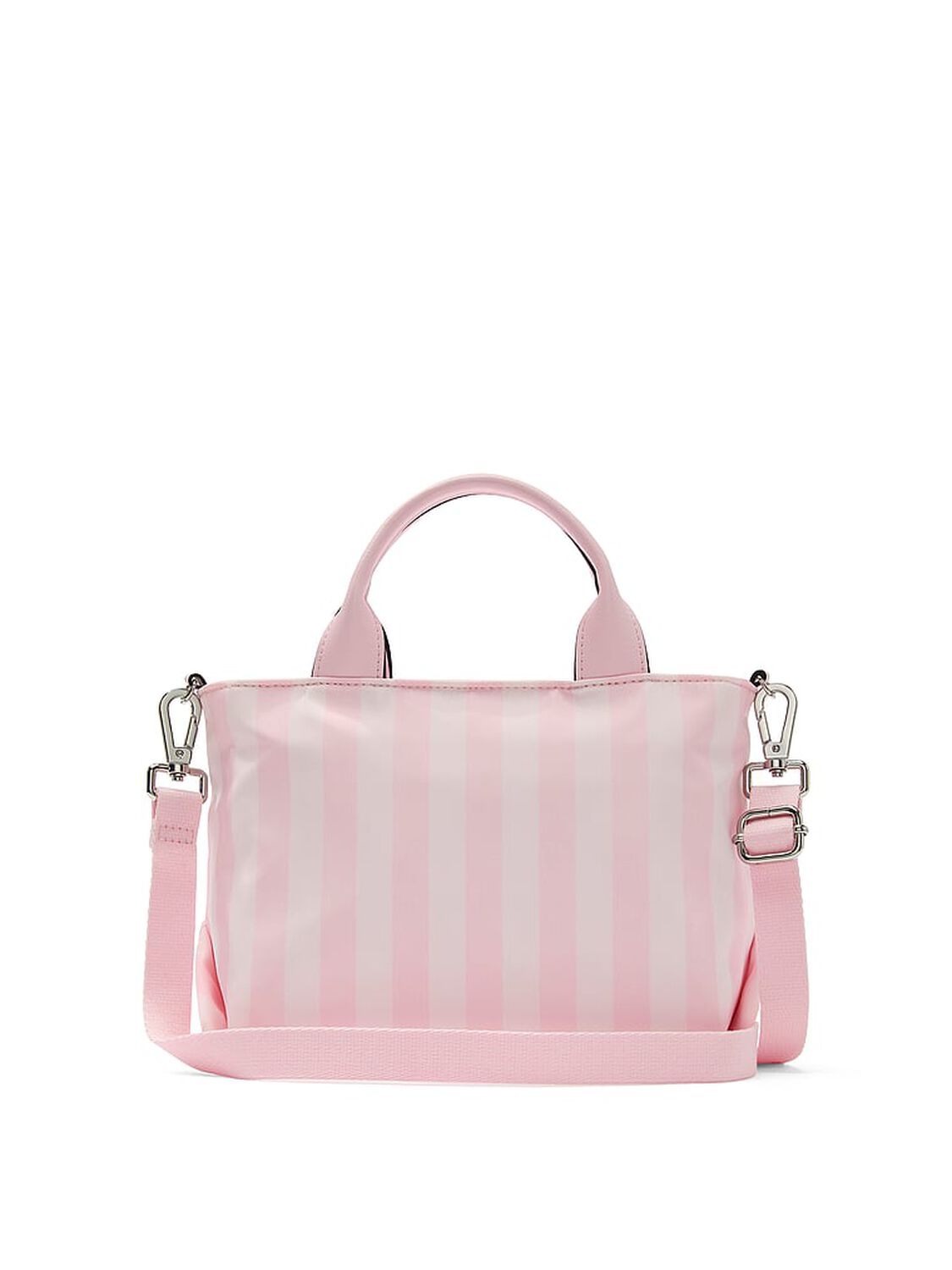 vs Victoria's Secret Mini Travel Tote Bag Heritage Stripe 2 of 2 