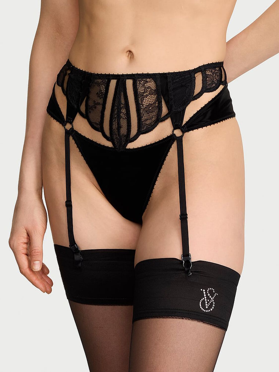 vs Very Sexy Sex-Ray Embroidery Garter Panty Xray Embroidery 1 of 4 
