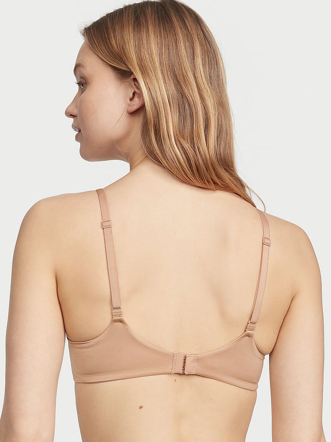 vs Body By Victoria Lightly Lined Smooth Demi Bra Praline 2 of 3 