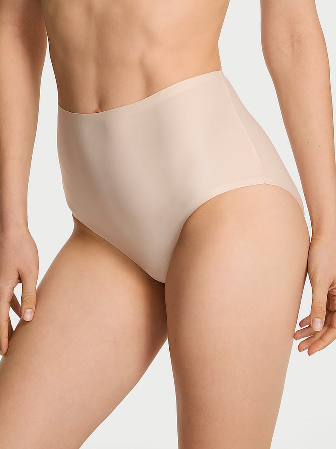 vs Body By Victoria Body by Victoria Flex Mid-Rise Modern Brief Panty Marzipan 1 of 2 