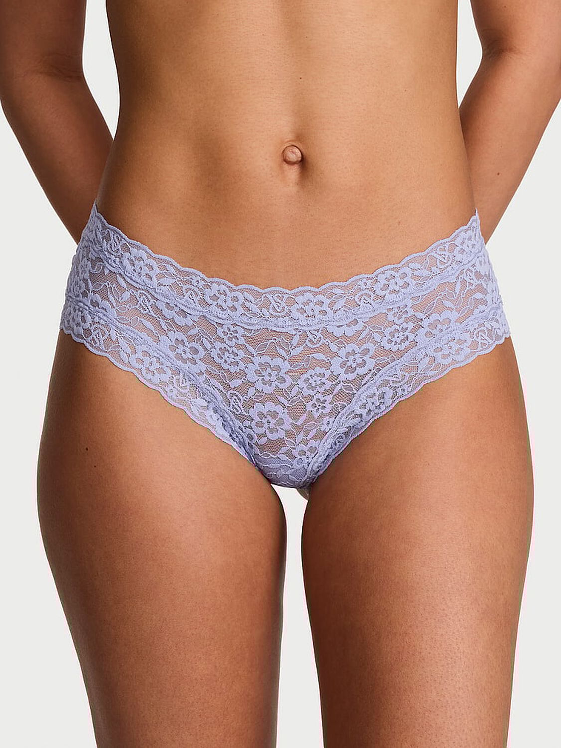 vs The Lacie Lace Strappy-Back Cheeky Panty Light Lavendar 1 of 3 