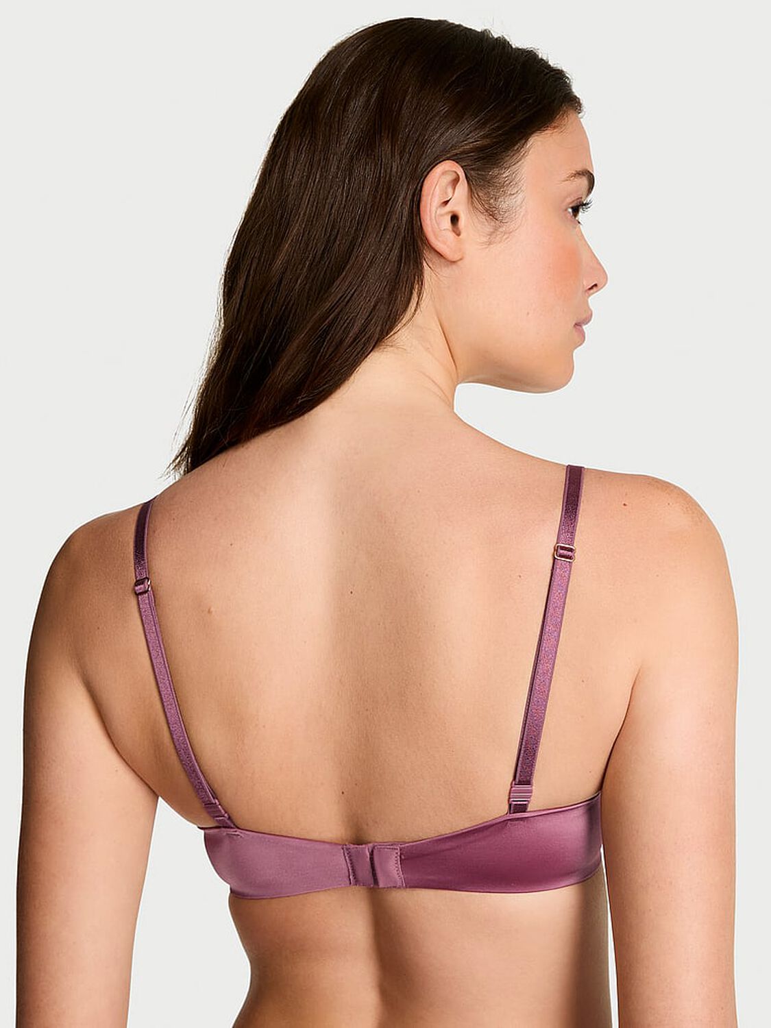 vs Very Sexy Smooth Unlined Low-Cut Demi Bra Purple Vapor 2 of 4 