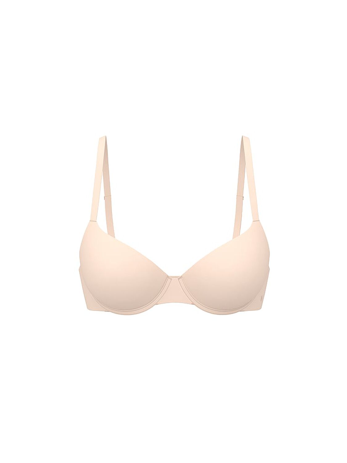 vs The T-Shirt Smooth Lightly Lined Demi Bra Marzipan 3 of 3 