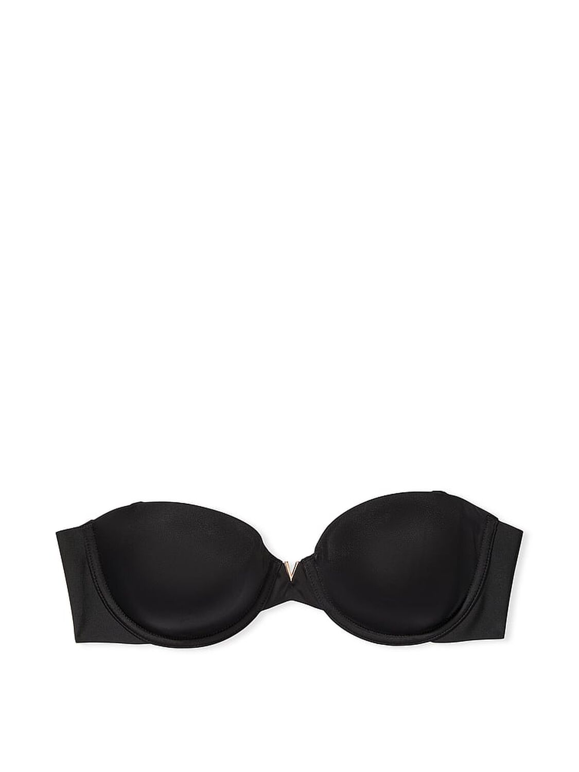vs Victoria's Secret Bare Sexy Illusions Lightly-Lined Strapless Bra Black 3 of 3 