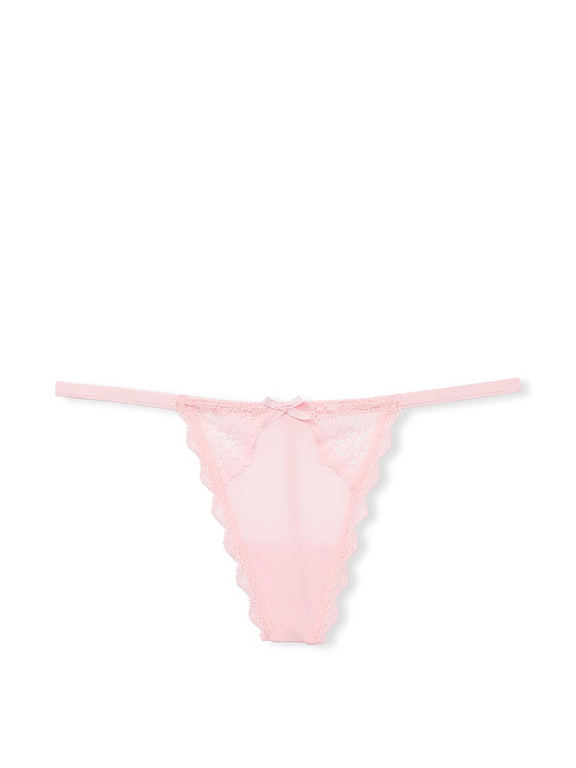 vs Dream Angels Lace-Trim V-String Panty Pretty Blossom 3 of 4 