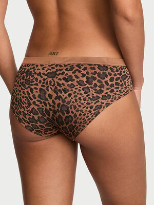 Seamless Leopard Rib Hiphugger Panty