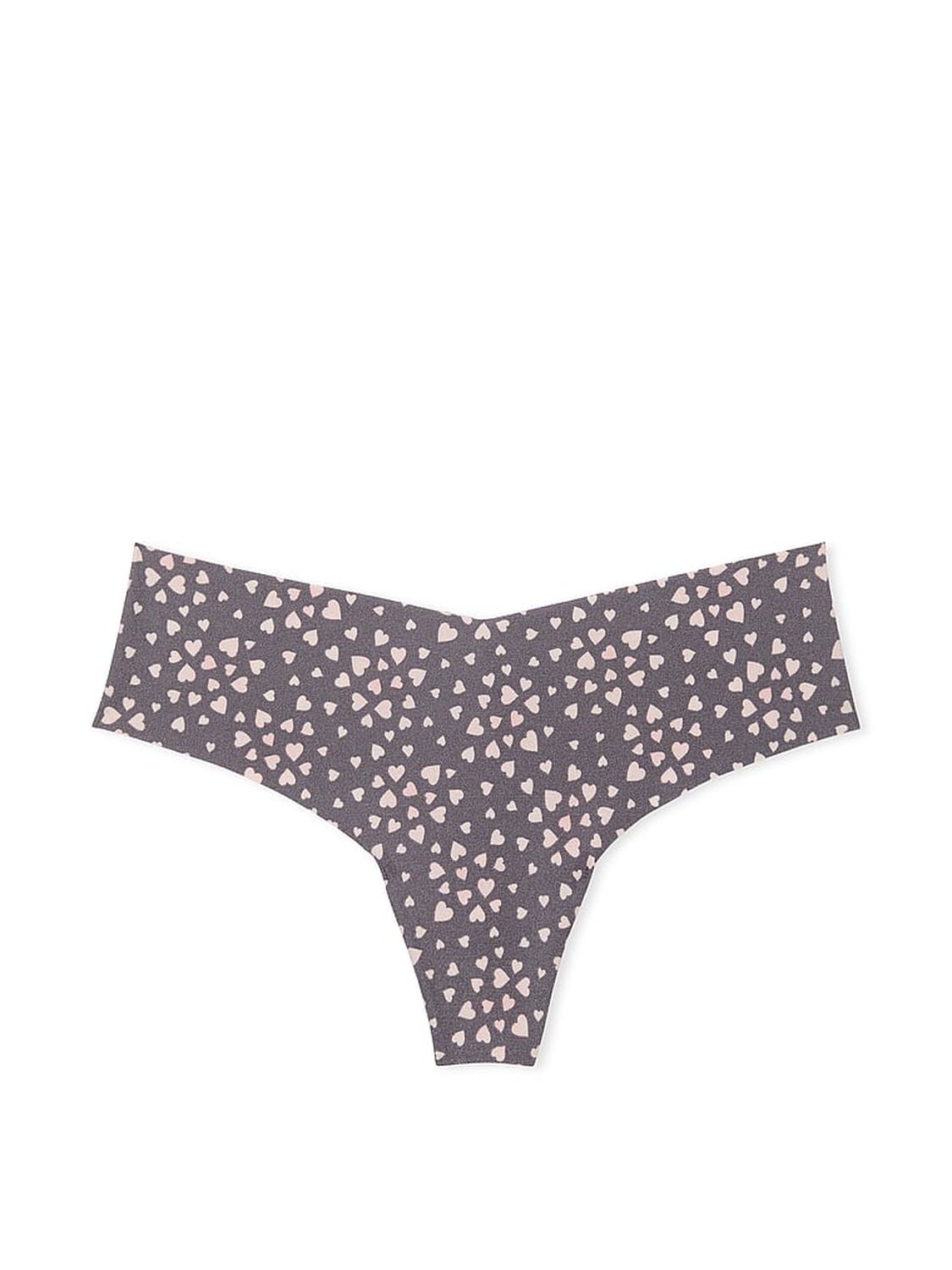 vs No-Show No-Show Thong Panty Tornado Grey Hearts 3 of 3 