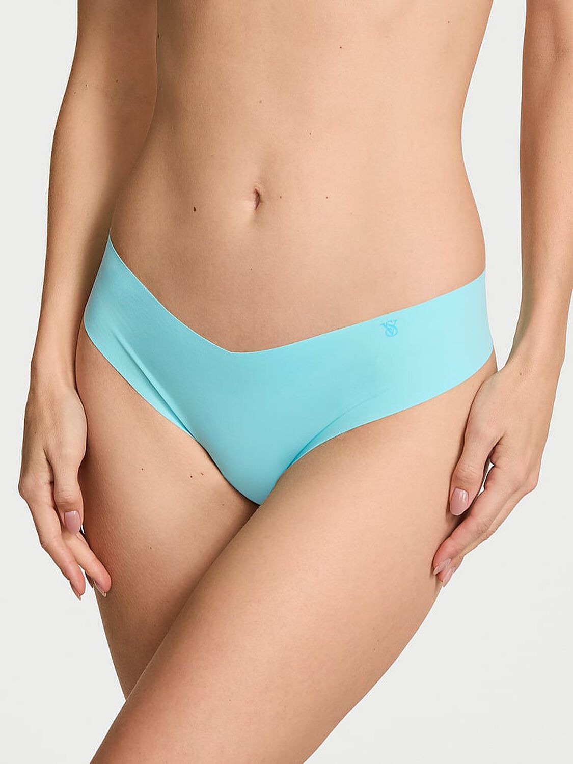 vs No-Show No-Show Thong Panty Aqua Blue 1 of 3 