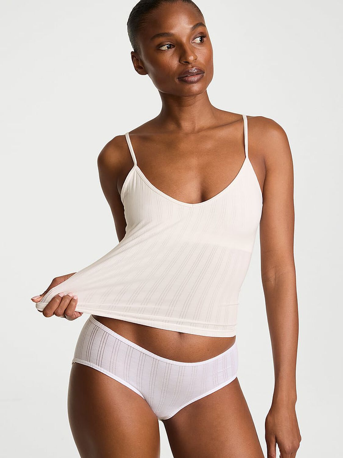 vs Victoria's Secret SoSoft&trade; Modal Ultra-Fine Cami Top Coconut White 1 of 3 