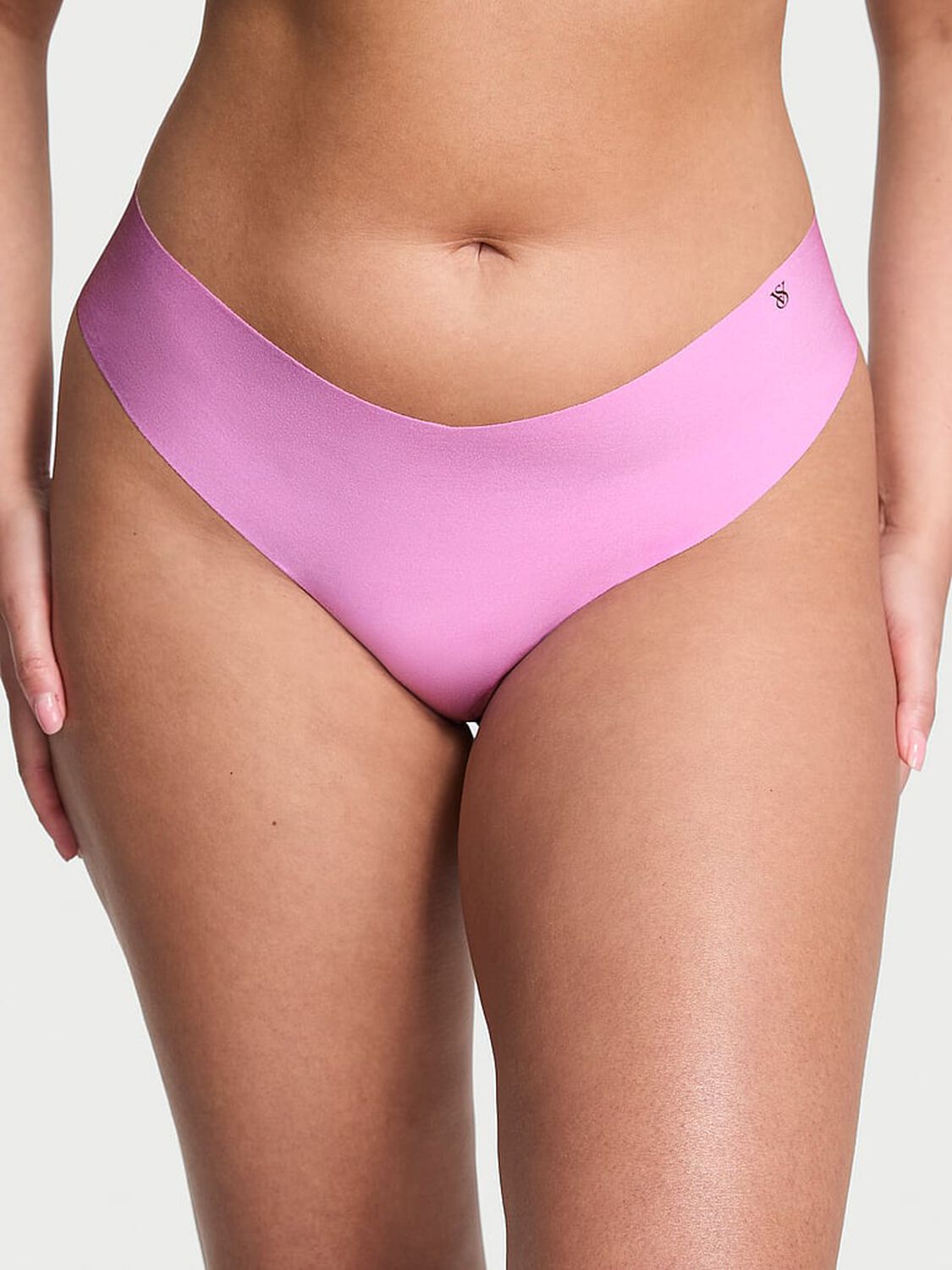 vs No-Show No-Show Thong Panty Lilac Shimmer 1 of 2 