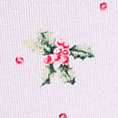 Cotton Lace-Waist Thong, White Holly, swatch