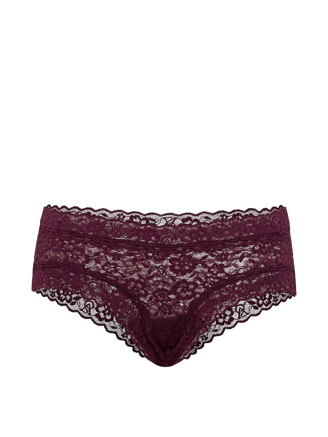 vs The Lacie Lace Cheeky Panty Rich Maroon 3 of 3 