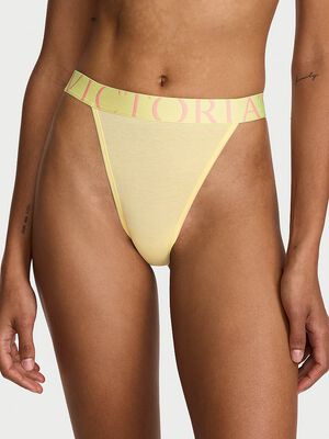 Exploded Logo Cotton 90s Brief Panty