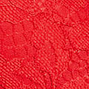 Lace Push-Up Bra, Bright Vermillion, swatch