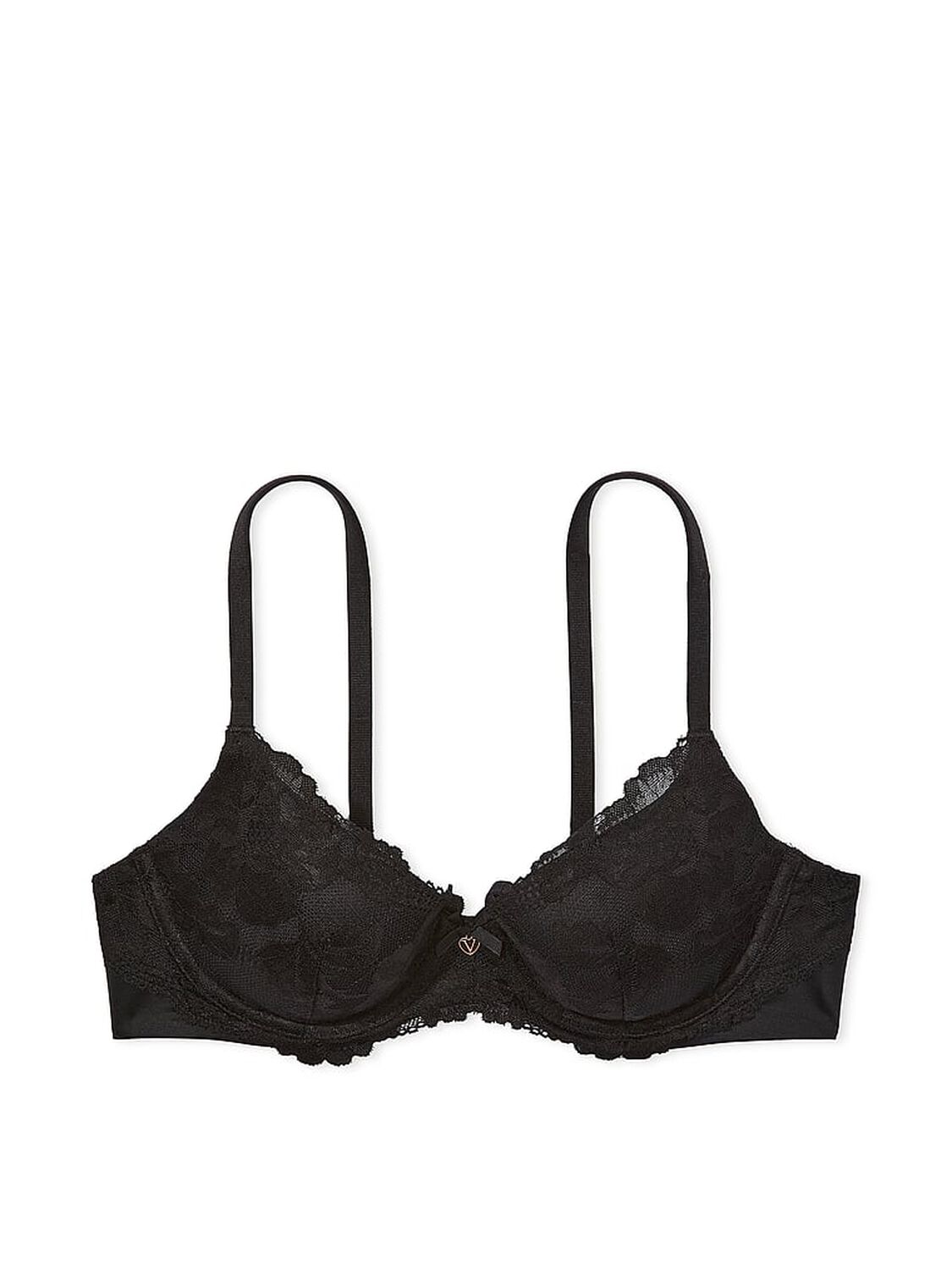 vs Body By Victoria Lightly Lined Lace-Cup Demi Bra 3 of 4 
