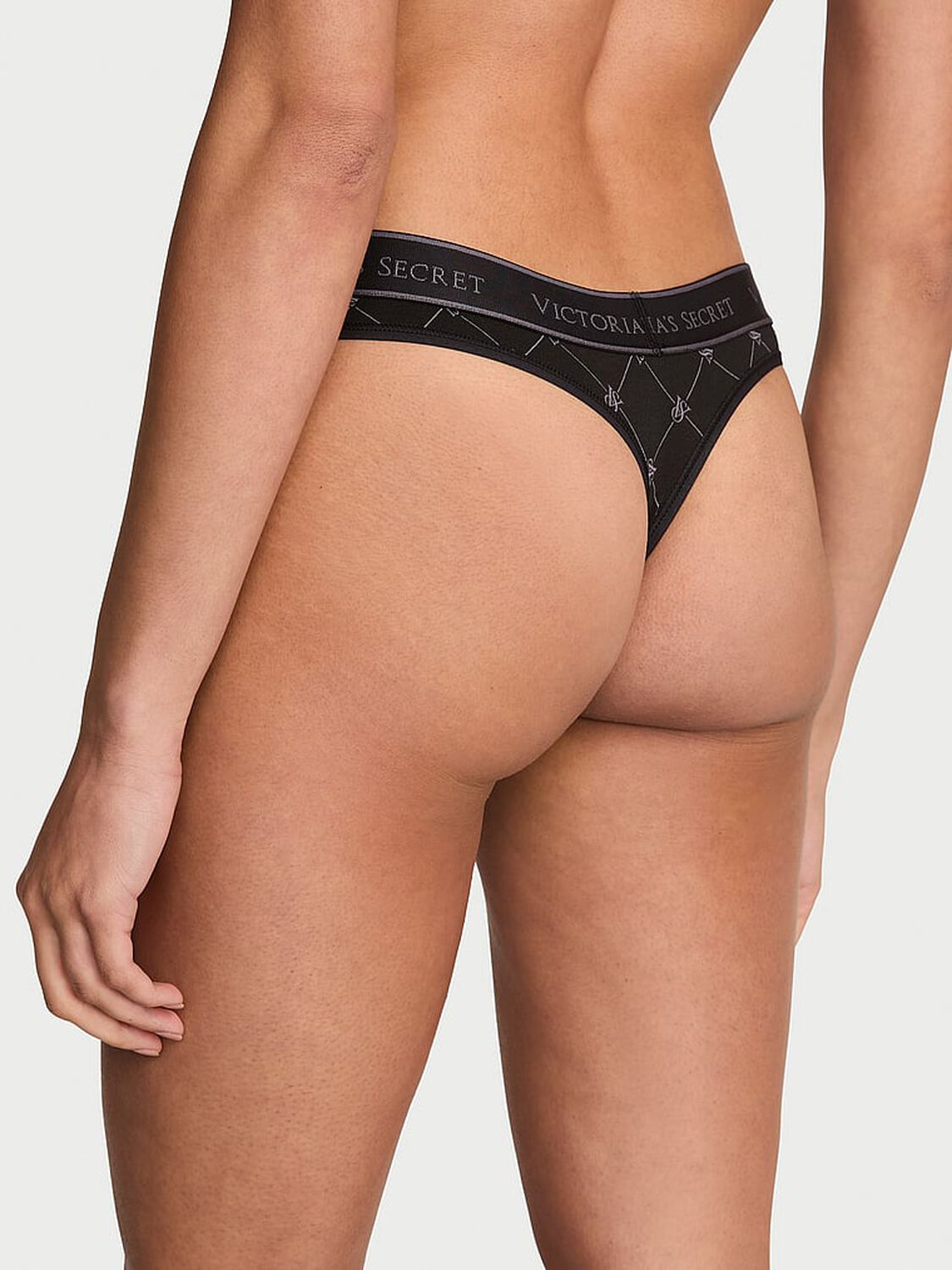 vs Cotton Logo Cotton Thong Panty 2 of 2 