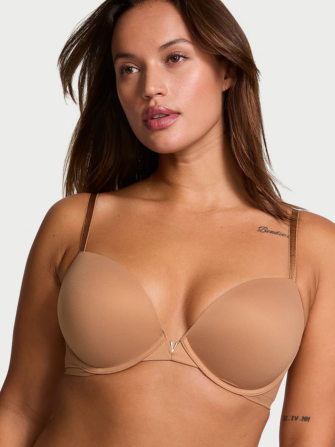 vs Dream Angels Smooth Push-Up Bra Toffee 1 of 3 