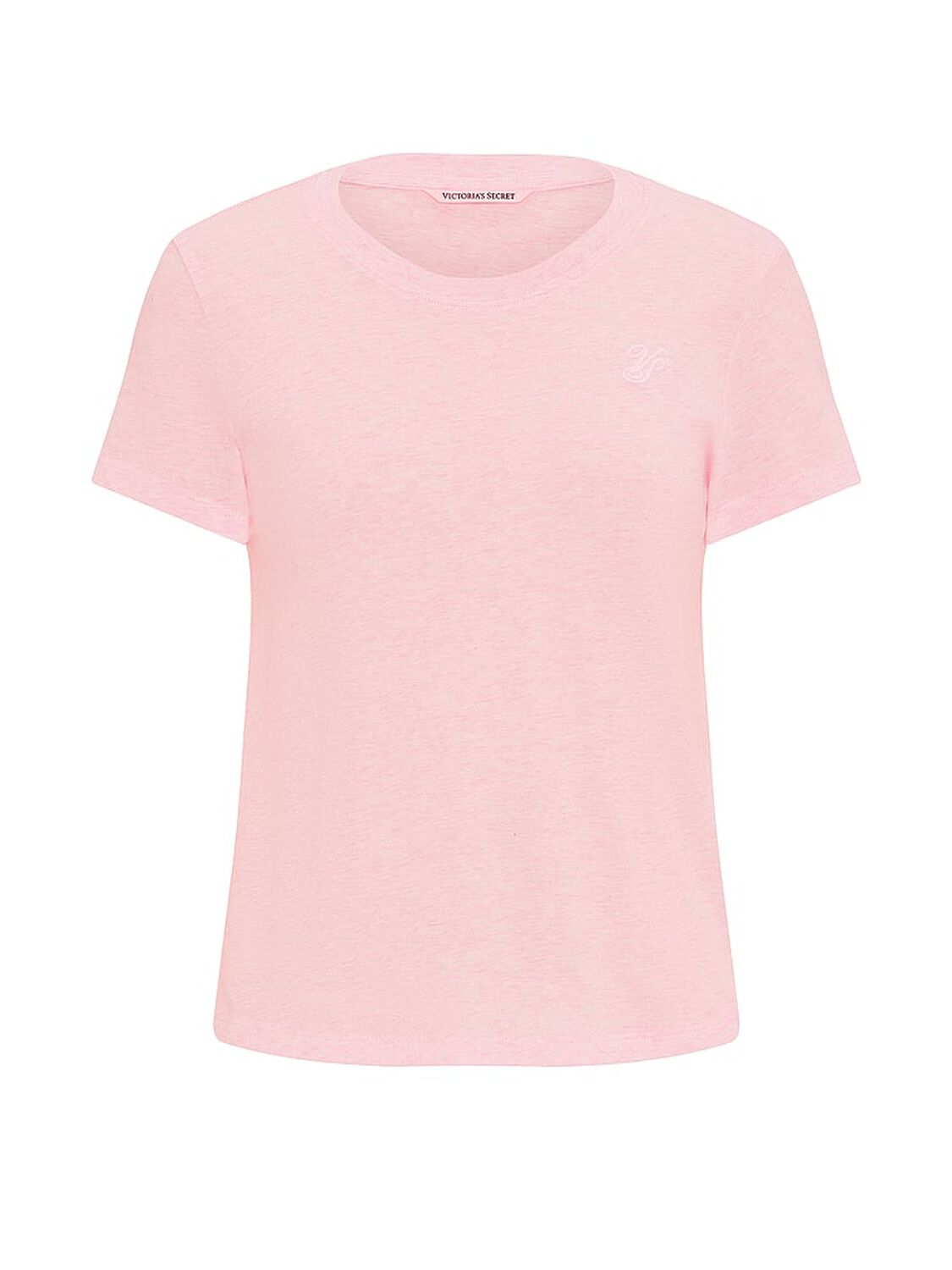 vs Victoria's Secret Mix & Match Sleep Perfect Cotton Tee Heather Pink Petal 3 of 3 