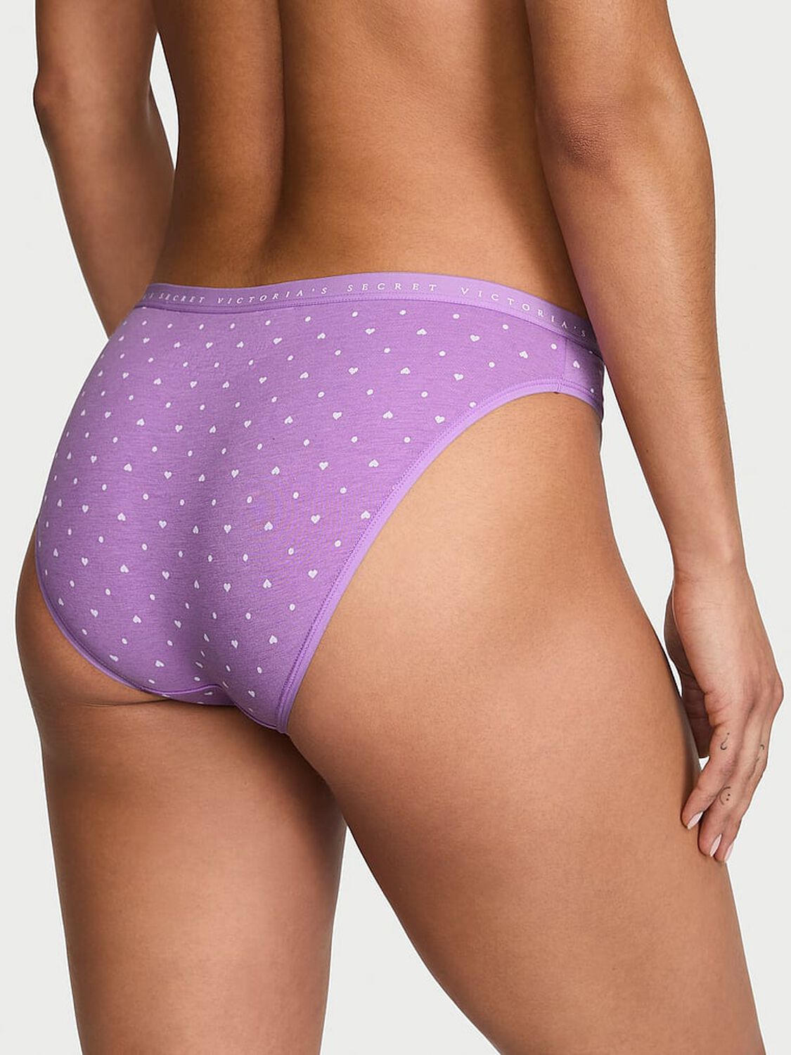 vs Victoria's Secret Stretch Cotton Bikini Panty Candy Heart Dot 2 of 3 