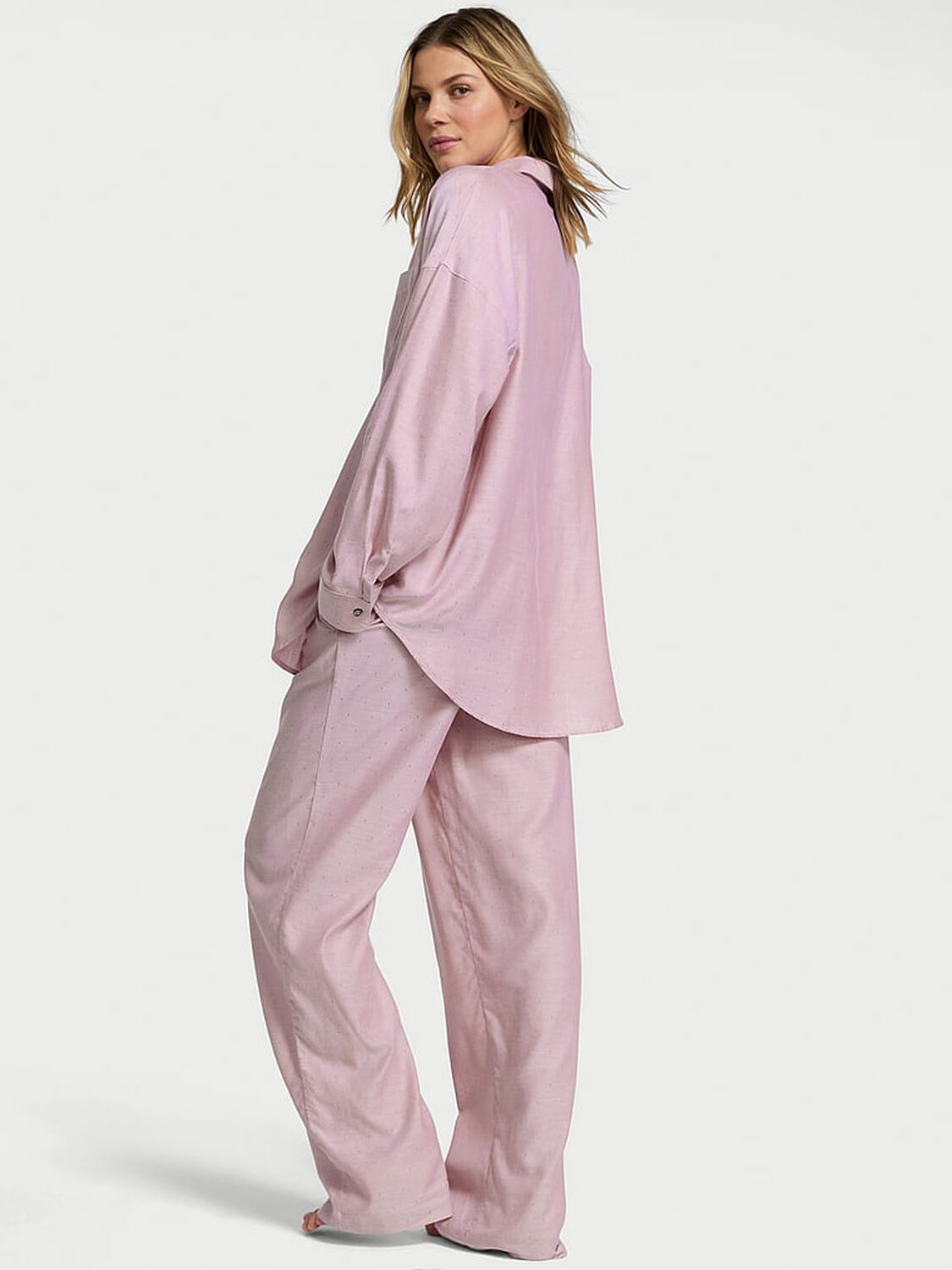 vs Victoria's Secret Modal-Cotton Long Pajama Set 2 of 3 