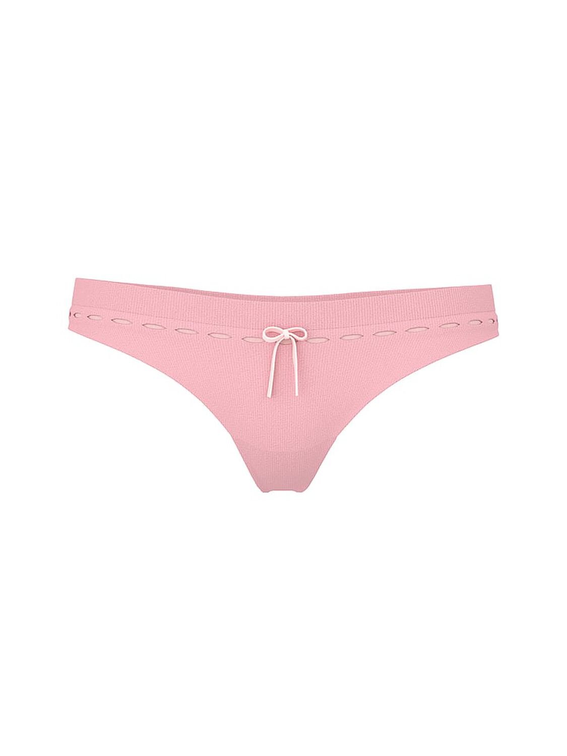 vs Seamless Seamless Ribbon Slot Hiphugger Panty Petal Pink 3 of 3 
