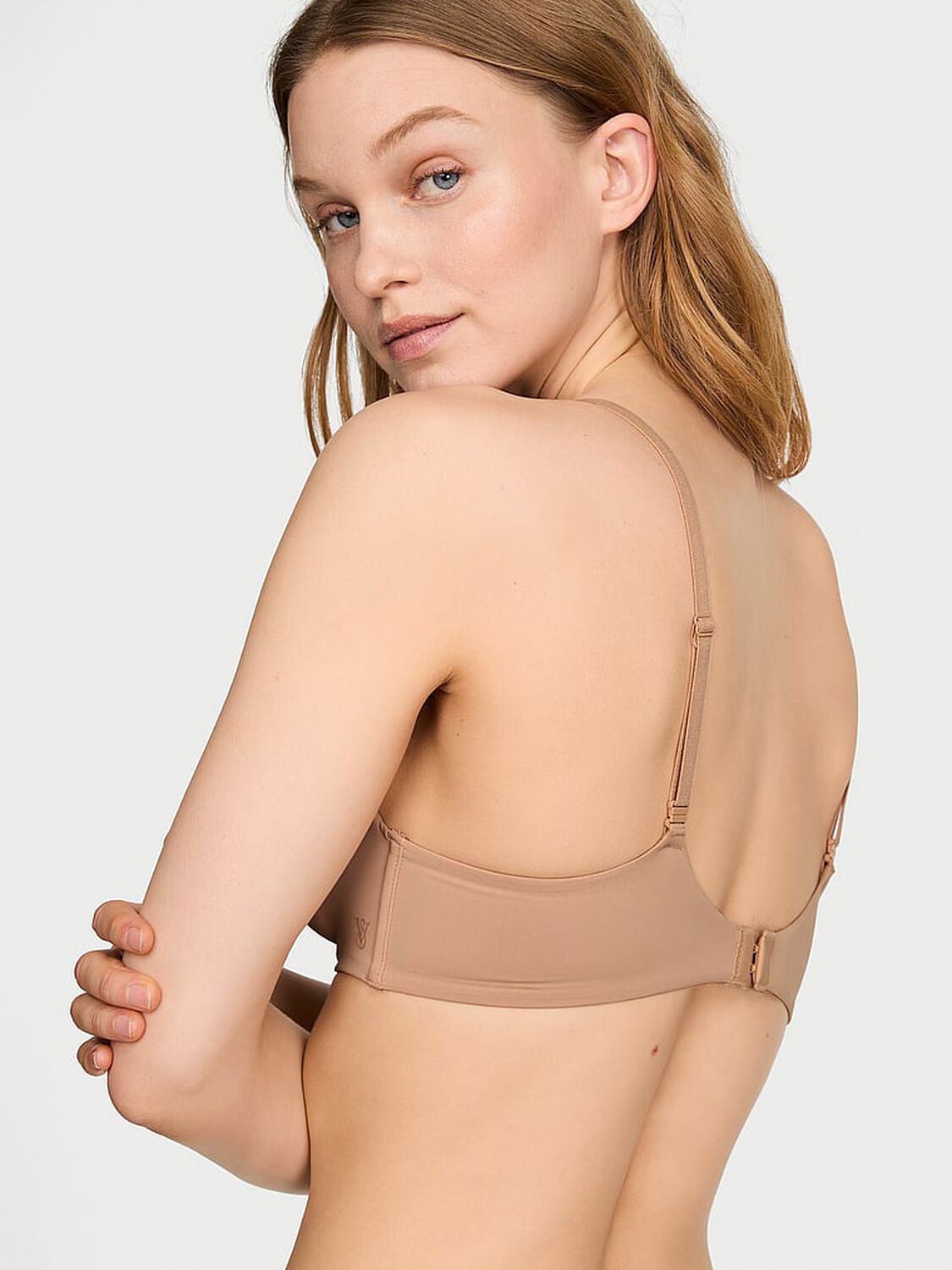 vs The T-Shirt Smooth Lightly Lined Balconette Bra Praline 2 of 3 