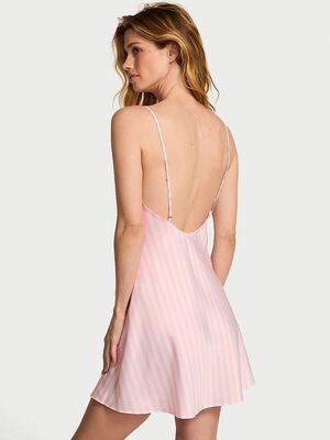 Heritage Stripe Satin Mini Slip