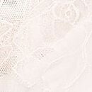 Wicked Sheer Unlined Lace-Trim Babydoll Set, Coconut White, swatch