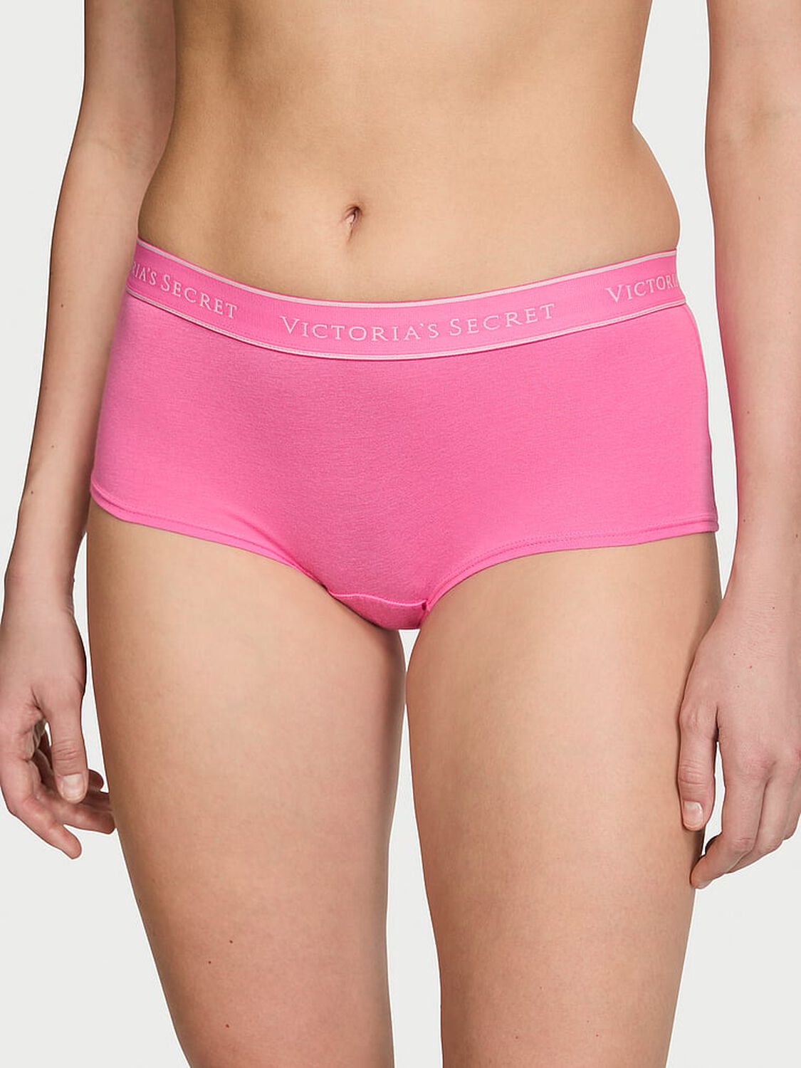 vs Cotton Logo Cotton Boyshort Panty 1 of 3 
