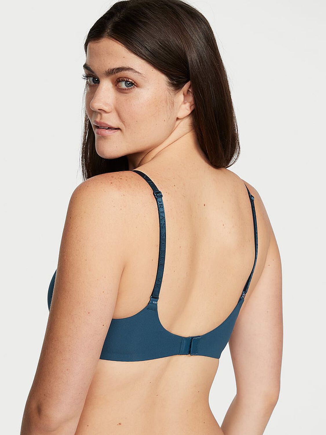 vs The T-Shirt Lightly Lined Micro-Rib Demi Bra 2 of 3 