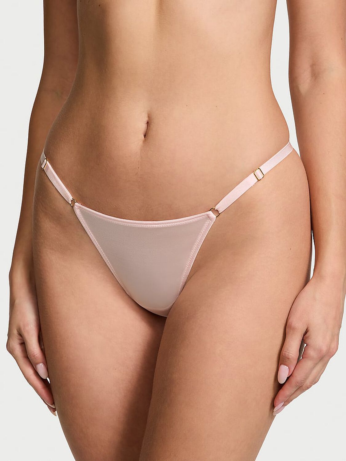 vs Very Sexy Hardware Adjustable V-String Panty Angel Pink 1 of 4 