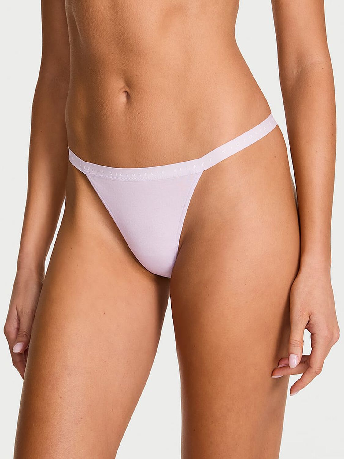 vs Victoria's Secret Stretch Cotton V-String Panty Perfume 1 of 3 