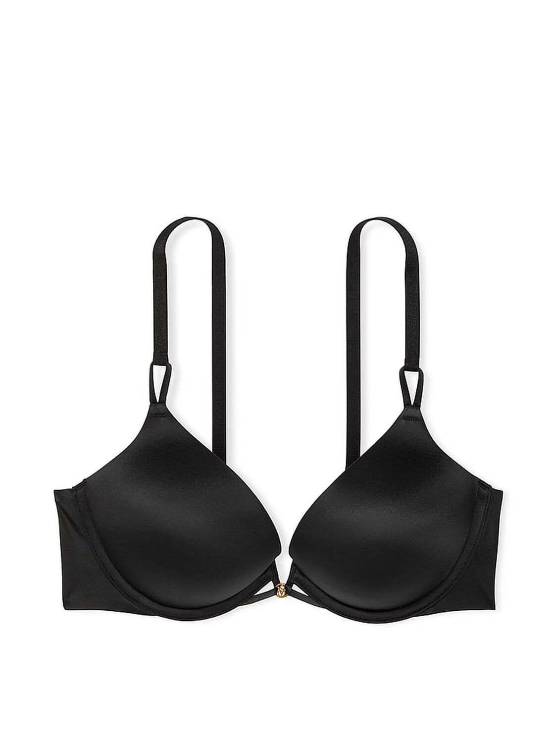 vs Very Sexy Bombshell Add-2-Cups Smooth Push-Up Bra Jet Black 3 of 4 
